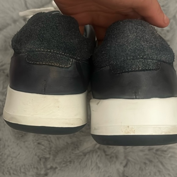 F.LLI Bartoli Italian Soft Blue Lace-up Oxford Tennis Shoe - Picture 6 of 7